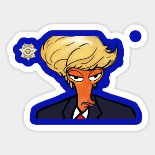 American Mugshot Sticker